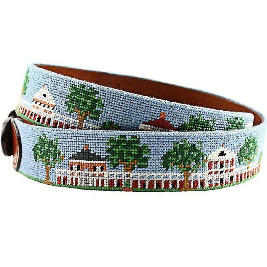 Smathers & Branson Needlepoint Belt - University of Virginia UVA