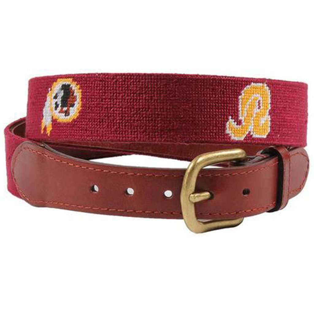 Smathers & Branson Washington Redskins Needlepoint Belt – Country Club Prep