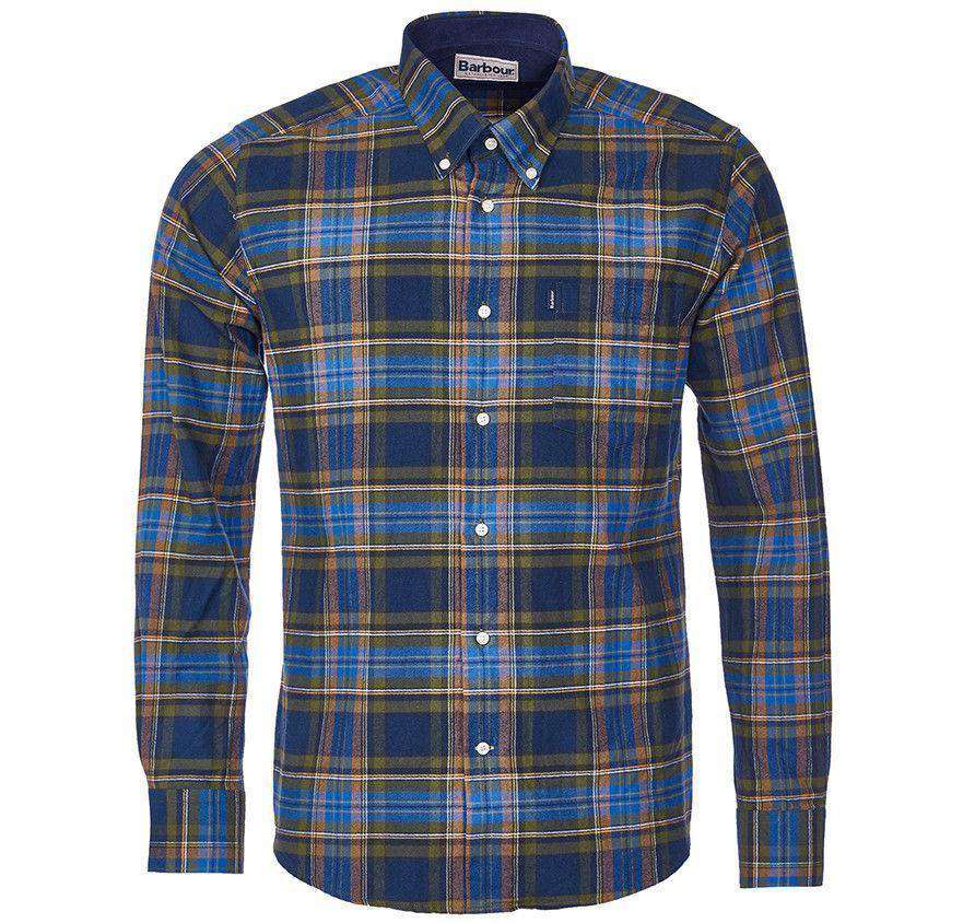 Castlebay Regular Fit Button Down in Bright Blue by Barbour