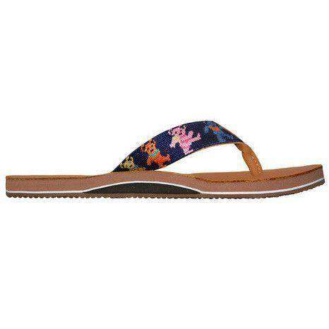 Simply Styled Women's Maxwell Flip-Flop - Navy/Stars & Stripes