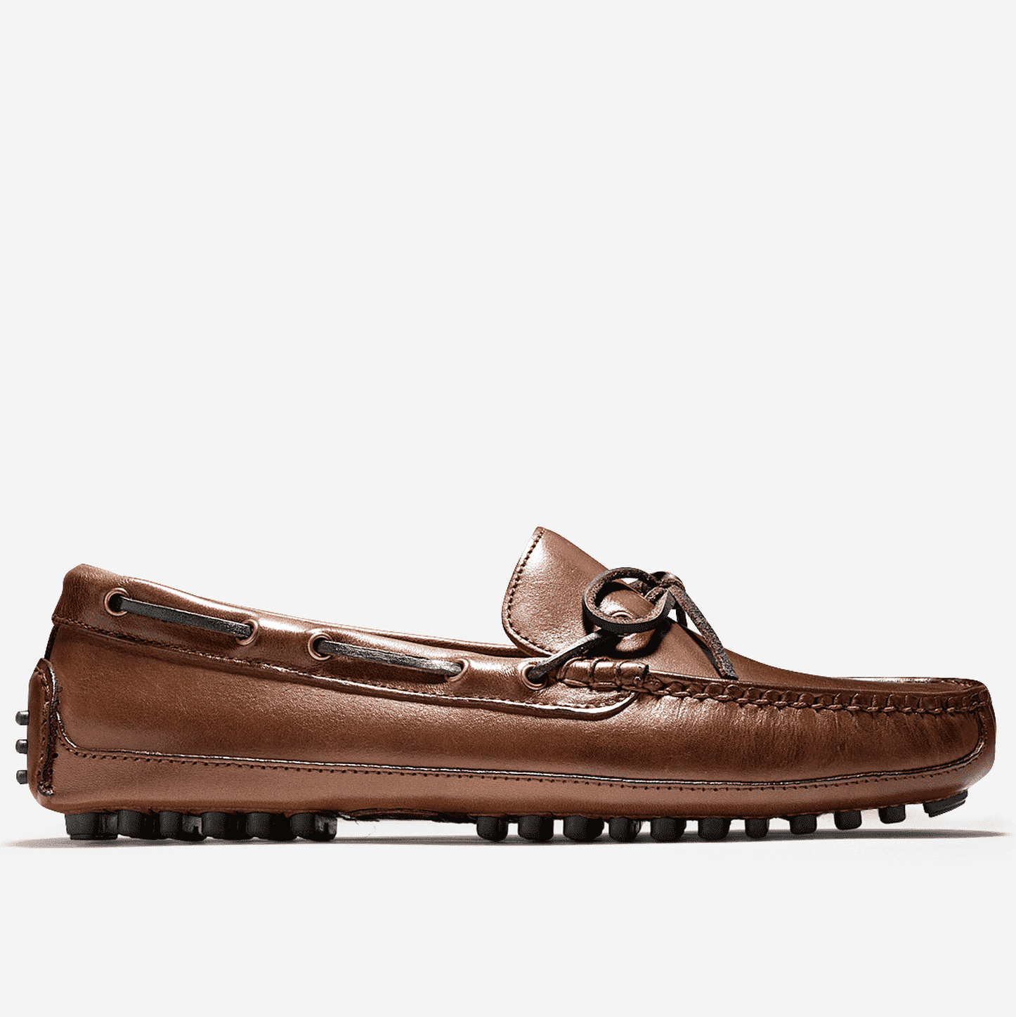 Cole Haan Grant Canoe Camp Driving Loafer in Papaya Brown Country Club Prep