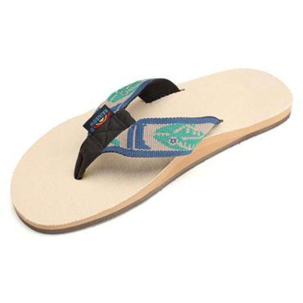 men s footwear natural hemp top single layer arch sandal with green fish strap by rainbow sandals 1