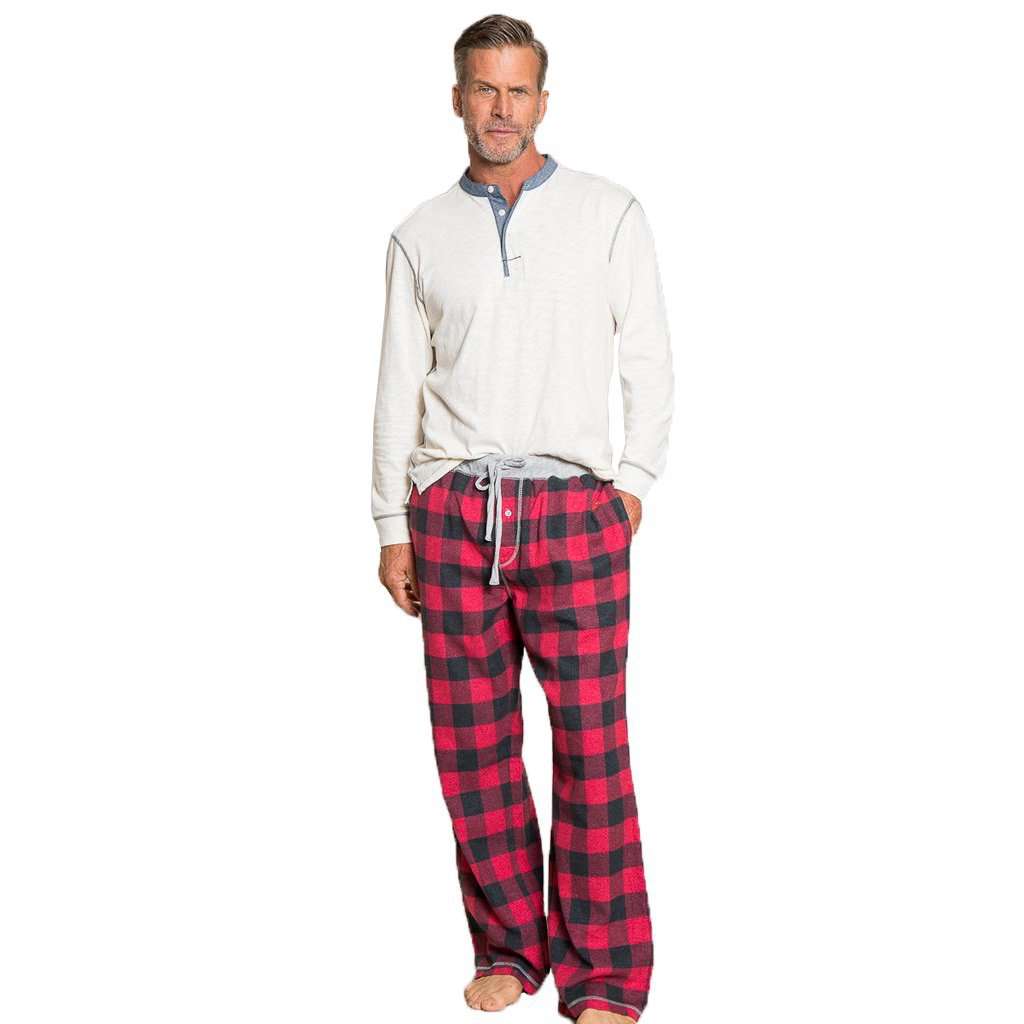 True Grit Buffalo Check Flannel Pants