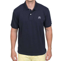 Golf Cart Embroidered Polo in Navy by Country Club Prep - Country Club Prep