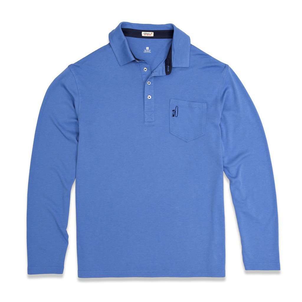 Polo Ralph Lauren Blue Long-Sleeve Interlock T-Shirt