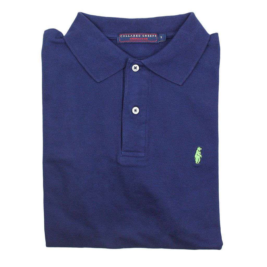 Collared Greens Home Grown Polo in Navy – Country Club Prep