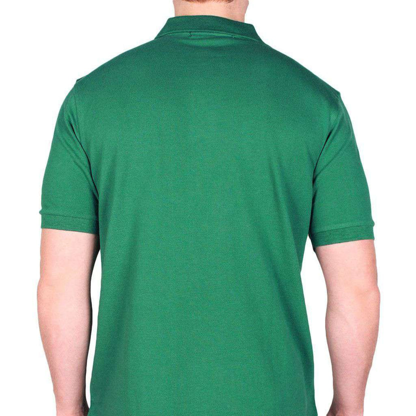 Smathers and Branson Mallard Needlepoint Polo Shirt in Hunter Green ...