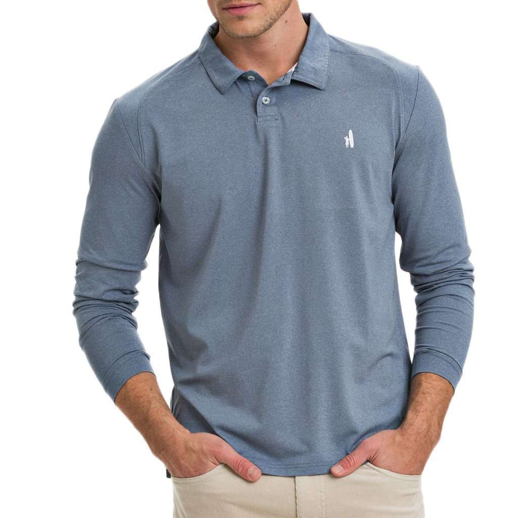 Ralph Lauren Long Sleeve Polo Shirt in Blue for Men