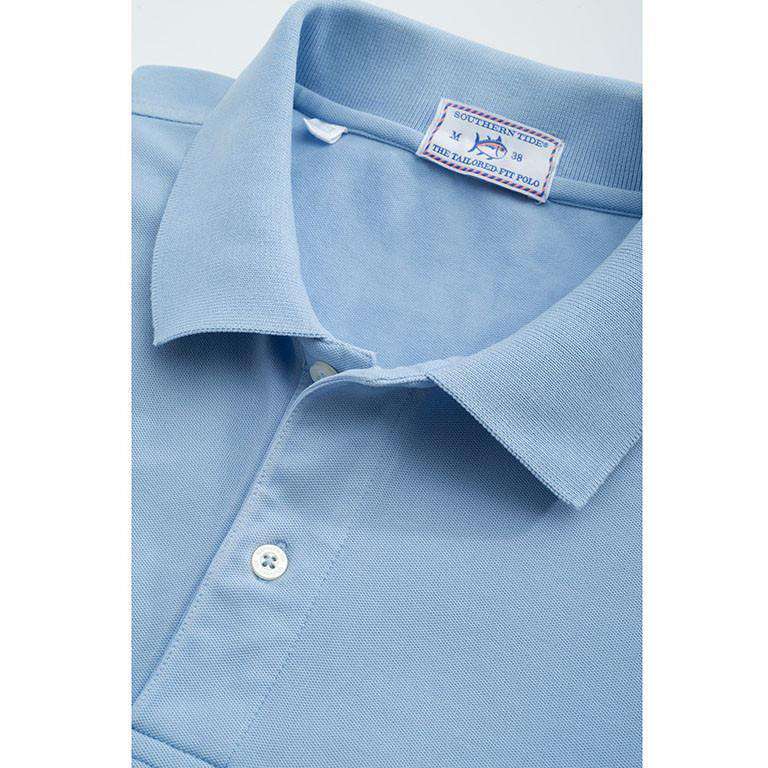 The Weathered Skipjack Polo in Shark Blue by Southern Tide - Country Club Prep