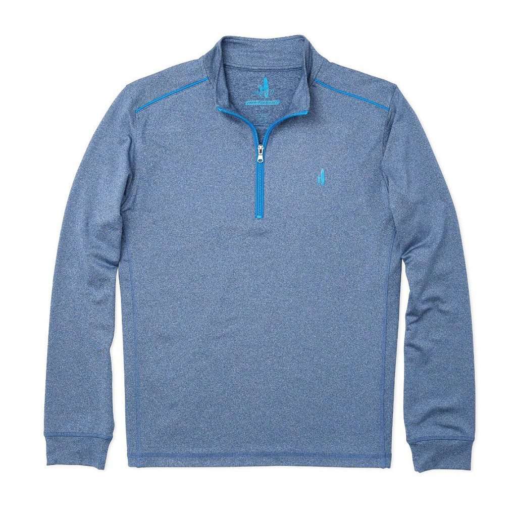 Johnnie O Lammie 1 4 Zip Prep Formance Pullover in Helios Blue