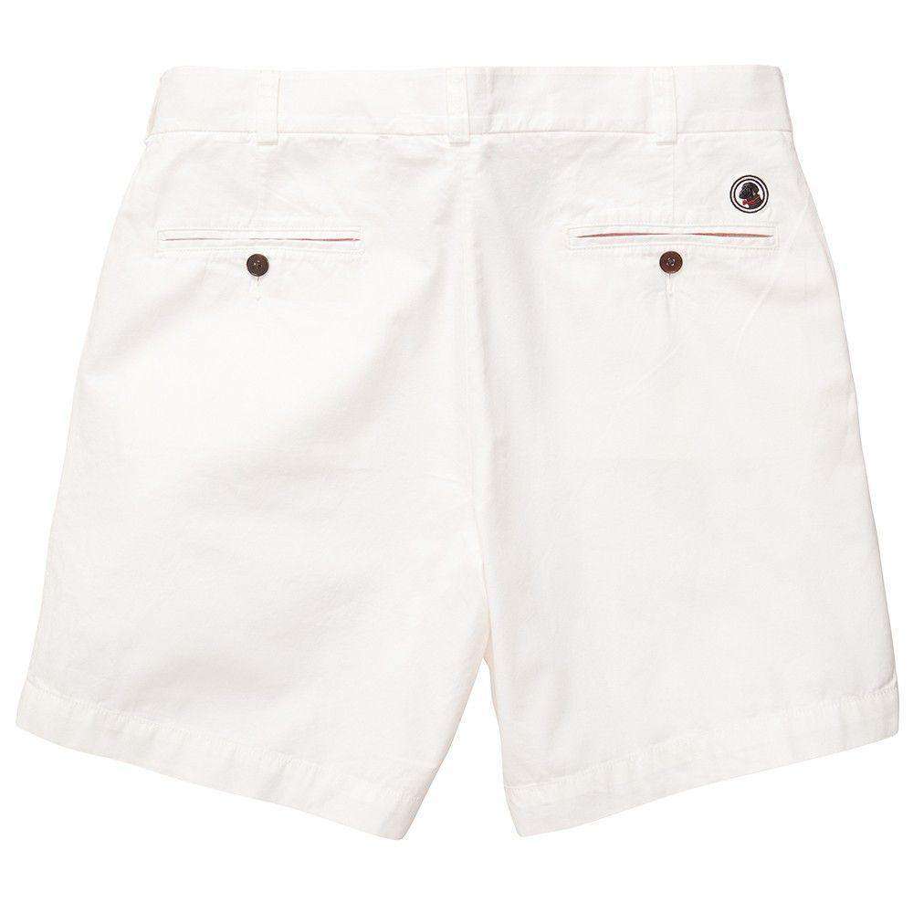 Southern Proper Club Short in White Country Club Prep