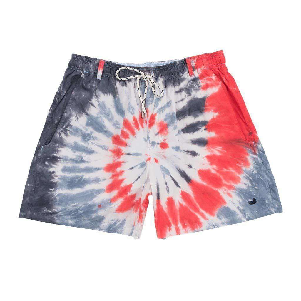 Red White and Blue Swim Shorts