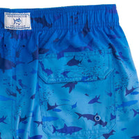 Diver Down Swim Trunks in Blue by Southern Tide - Country Club Prep