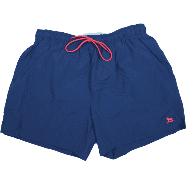 Over Under Clothing The Dock Dog Swim Trunk in Navy w/ Red Trim ...