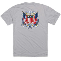 Back to Back Crest Short Sleeve Pocket Tee in Apollo by Rowdy Gentleman - Country Club Prep