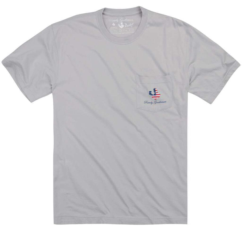 Back to Back Crest Short Sleeve Pocket Tee in Apollo by Rowdy Gentleman - Country Club Prep