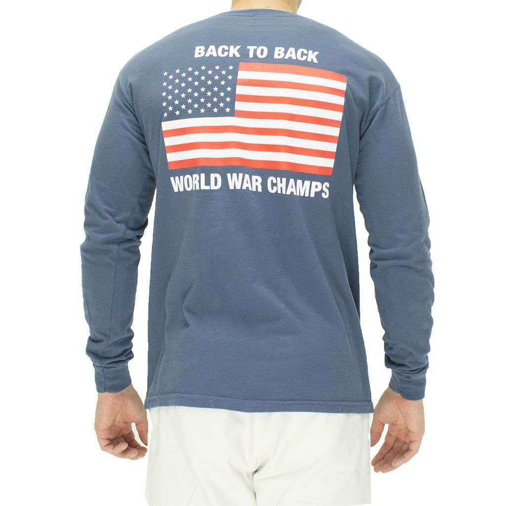 Mens T-Shirt  Back to Back World War Champions T Shirt