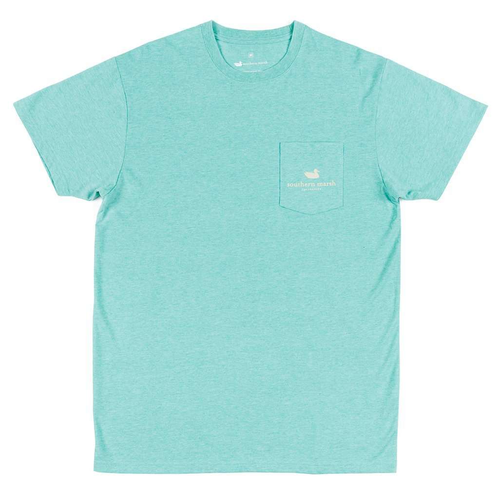 Southern Marsh Genuine Collection - Duck Hunting Tee in Washed Kelly ...
