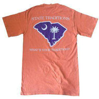 SC Clemson Gameday T-Shirt in Orange by State Traditions - Country Club Prep