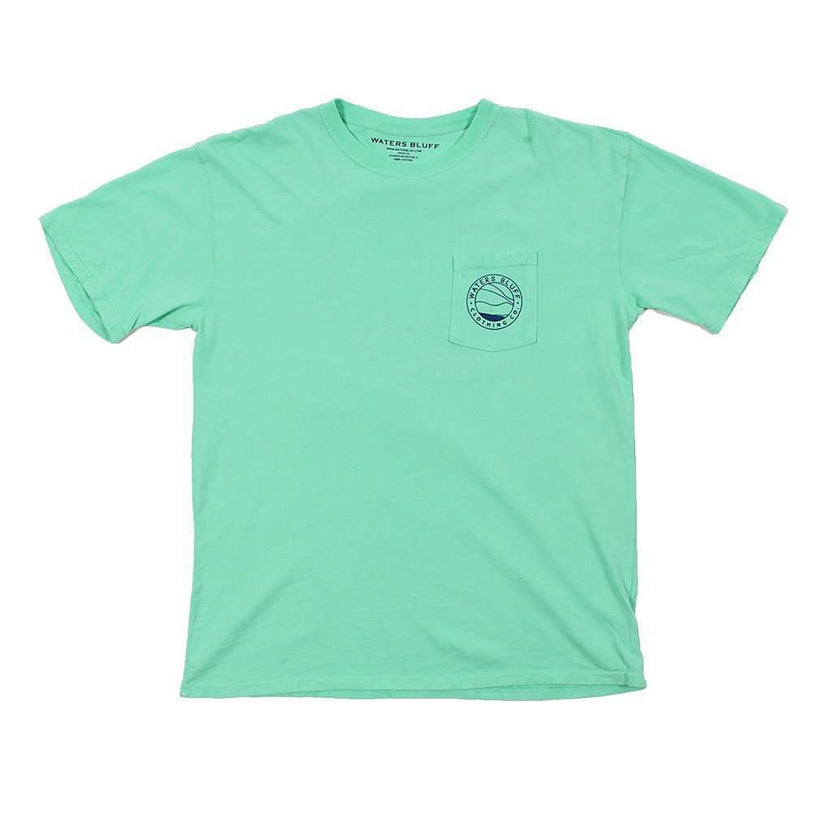 Waters Bluff Wavy Tee Shirt in Island Reef – Country Club Prep