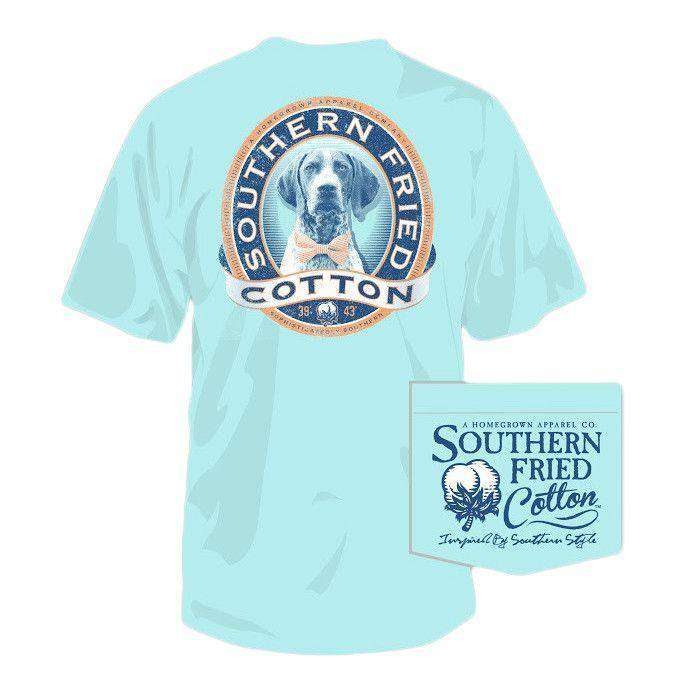 Southern Fried Cotton Dog Gone Fishing Short Sleeve Tee Shirt in Chalky  Blue – Country Club Prep