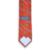 Caldwell Neck Tie in Orange by High Cotton - Country Club Prep