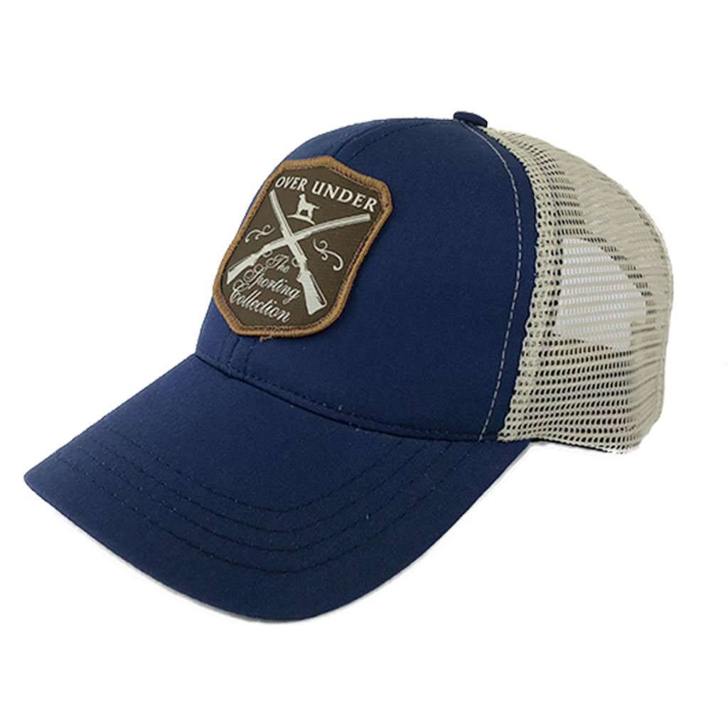 Over Under Clothing Sporting Company Mesh Back Hat in Bold Blue