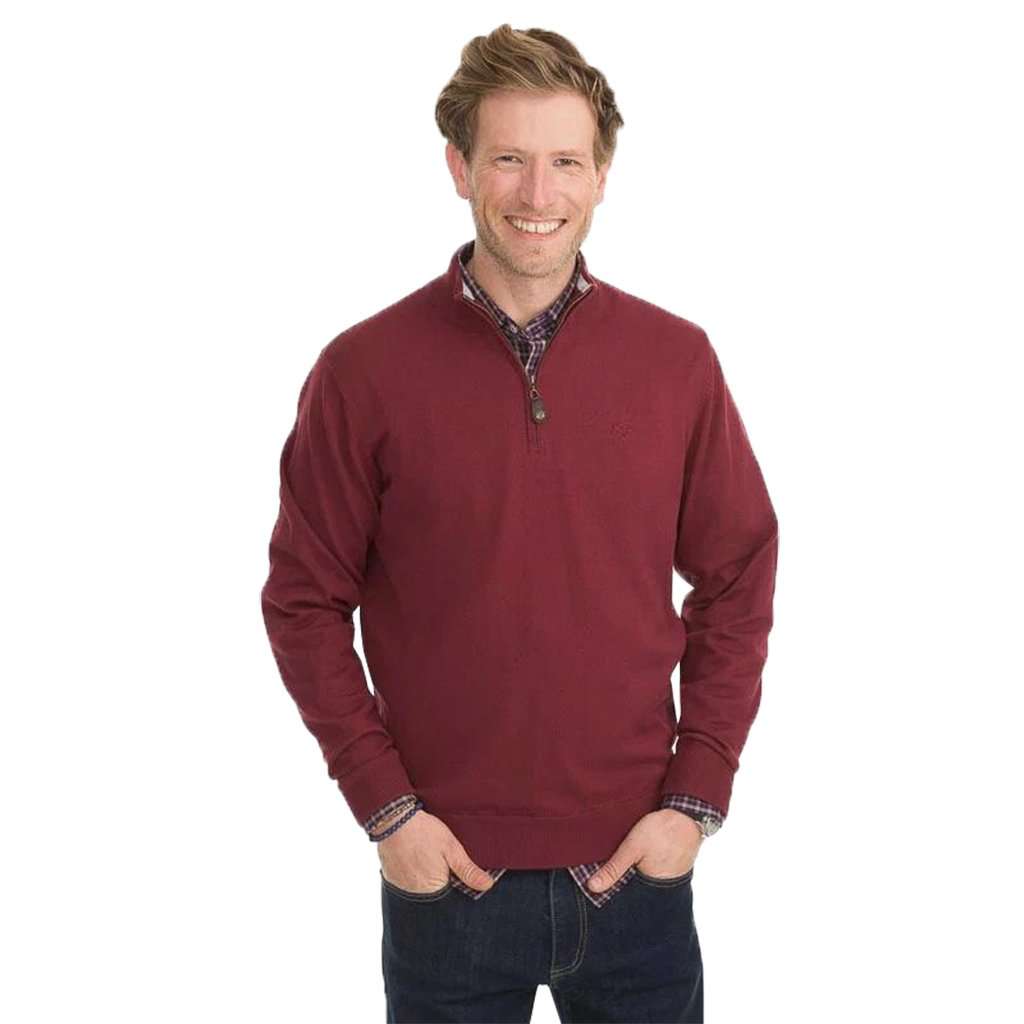 Southern Tide Pacific Quarter Zip Pullover Sweater | Free Shipping