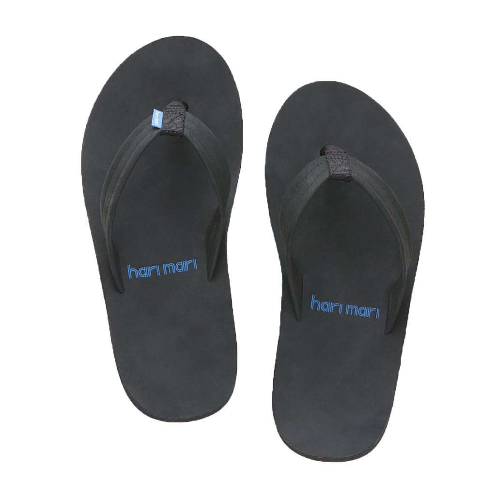 Hari Mari Men s Fields Flip Flop in Black Blue White Country