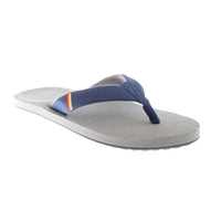 Men's Parks II Flip Flops in Navy & Gray by Hari Mari - Country Club Prep