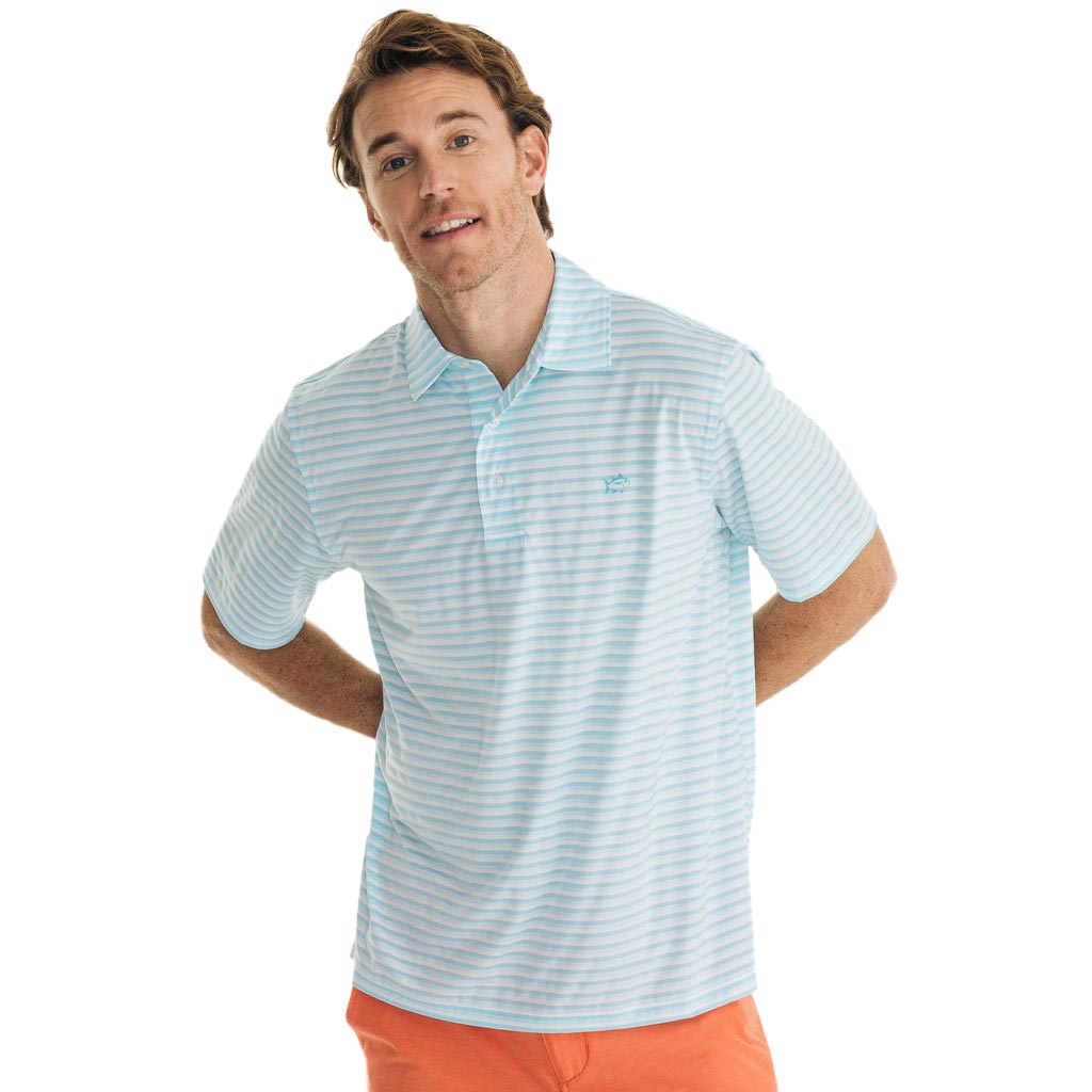 Houston Texans Vineyard Vines Destin Stripe Sankaty Polo - Navy