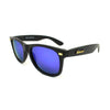 Matte Black Fort Knocks Sunglasses with Moonshine Lenses by Knockaround - Country Club Prep