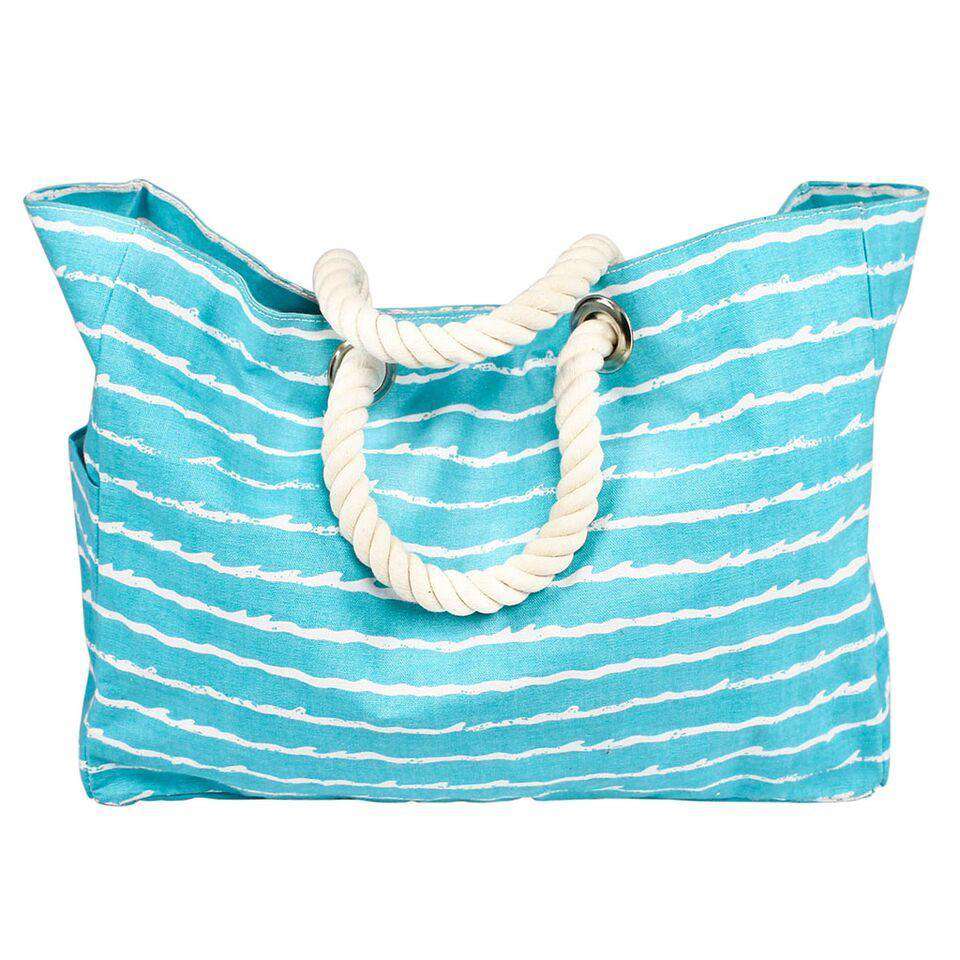 Wave beach bag