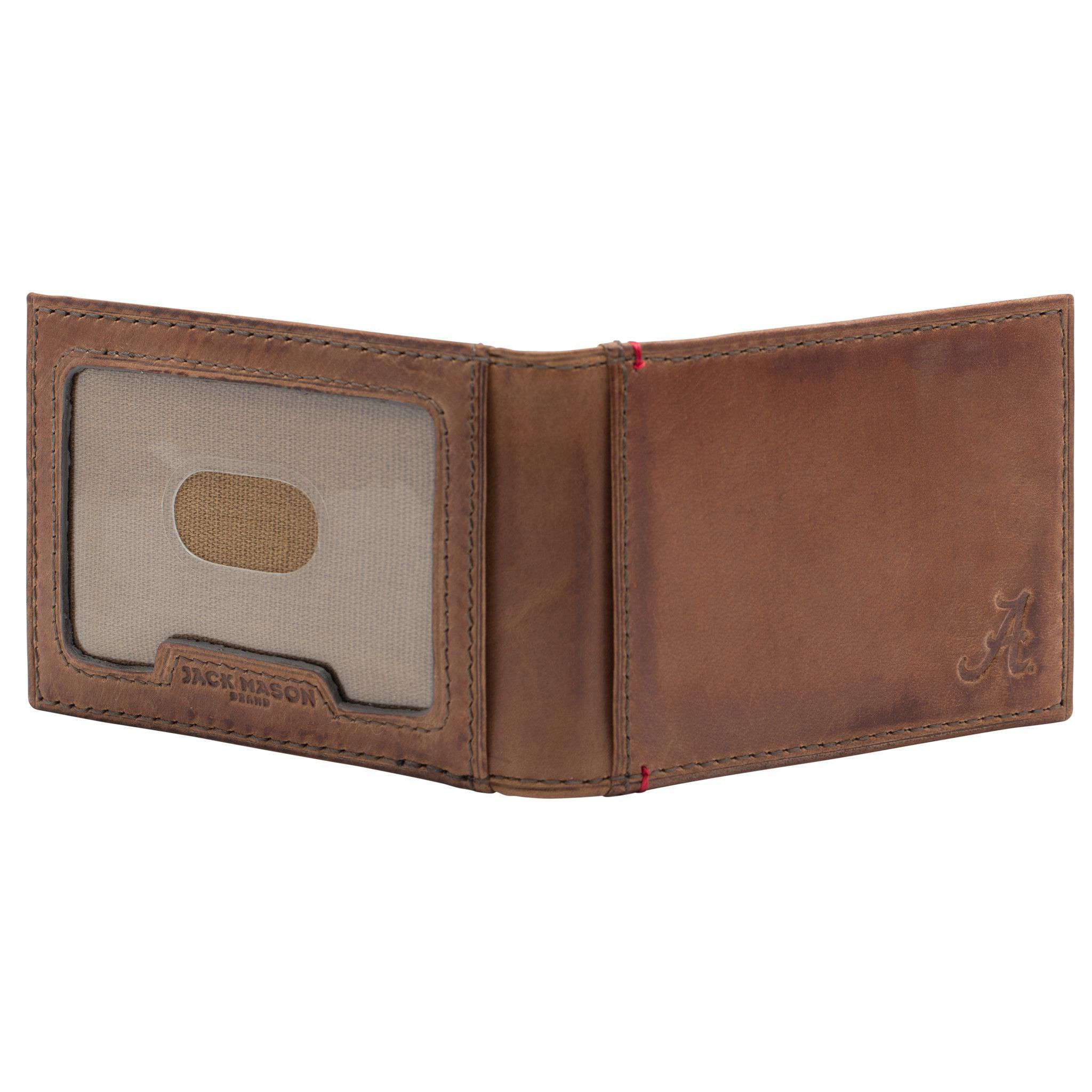 Alabama Crimson Tide Tri-Fold Leather Wallet