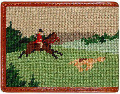 Smathers & Branson Cotton Needlepoint Card Case