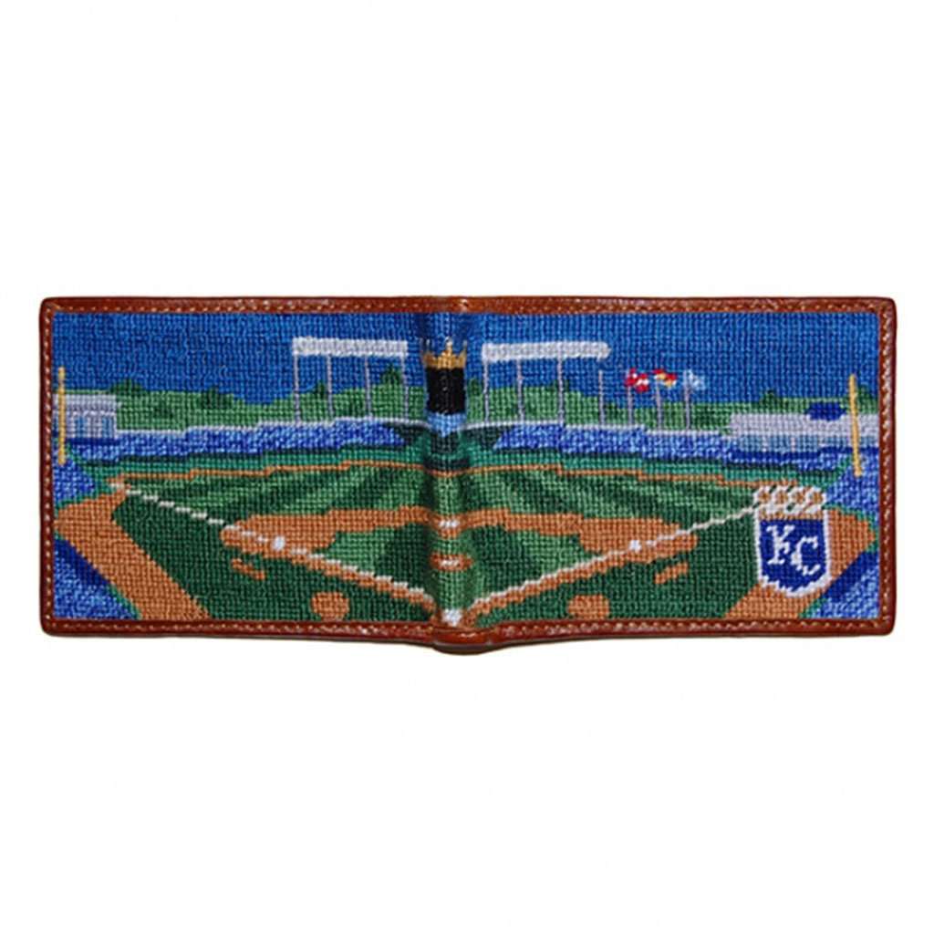 On sale Baseball Field Finished Needlepoint Wallet