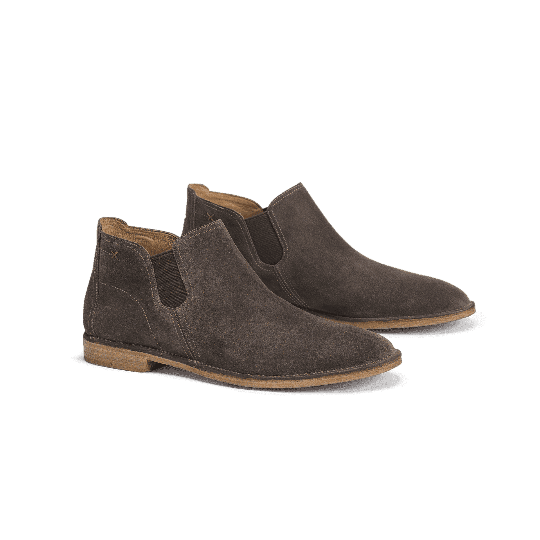 Trask Allison Boot in Grey Suede Country Club Prep