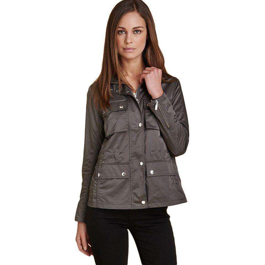 Barbour casual jacket store womens Grey