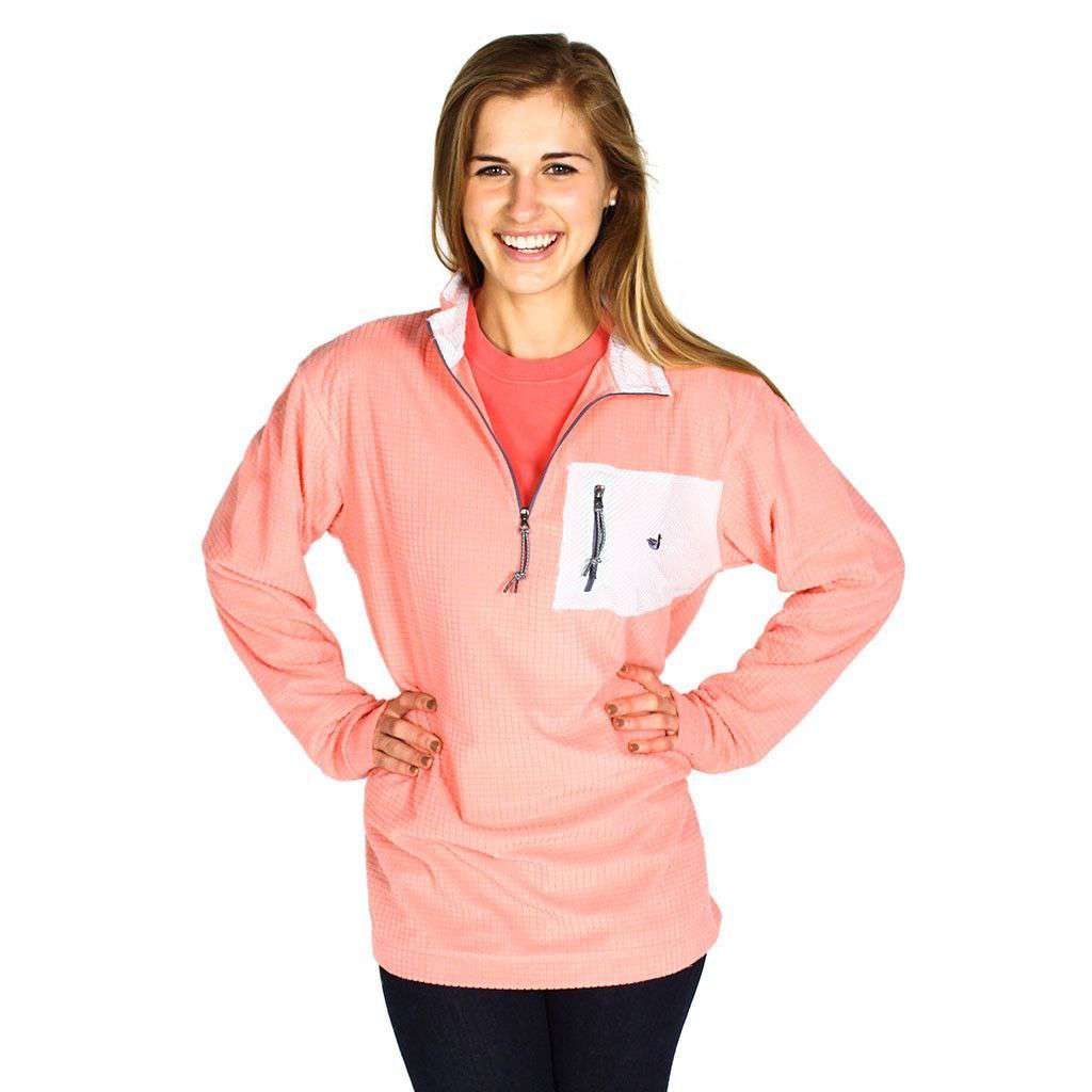 https://www.countryclubprep.com/cdn/shop/products/women-s-outerwear-fieldtec-dune-pullover-in-camelia-with-seersucker-pocket-by-southern-marsh-2.jpg?v=1578515242