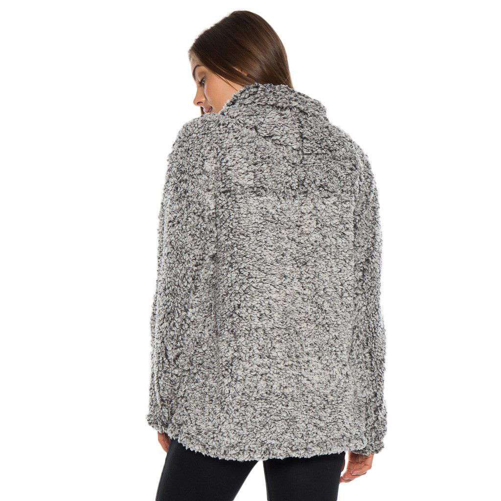 Frosty Tipped Women's Stadium Pullover in Charcoal by True Grit (Dylan)
