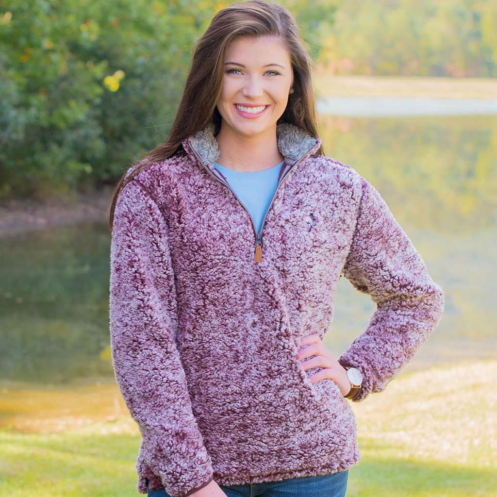 Sherpa hotsell pullover embroidered