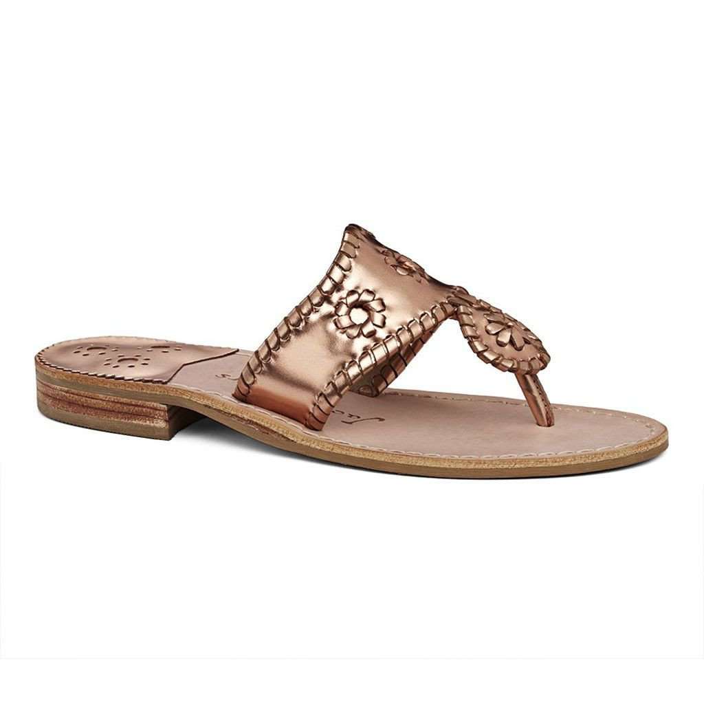 Jack rogers rose cheap gold sandals