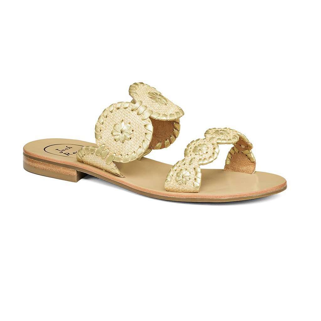 Jack rogers tate on sale raffia sandal gold