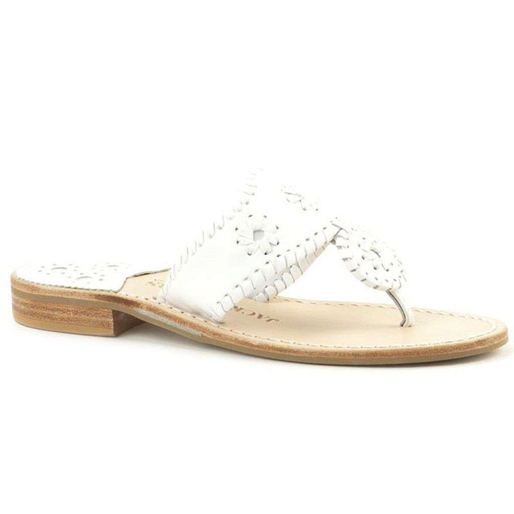 Jack Rogers White Sandals | Mercari