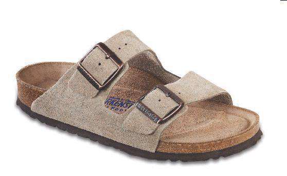 Birkenstock Arizona Soft Footbed Sandals in Taupe