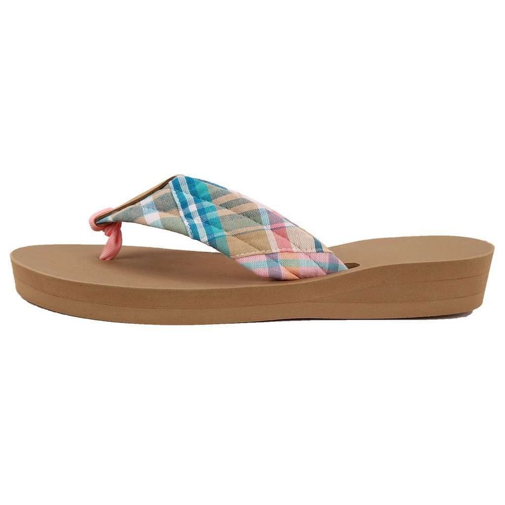 Eliza B Women's Pastel Madras Sandal – Country Club Prep