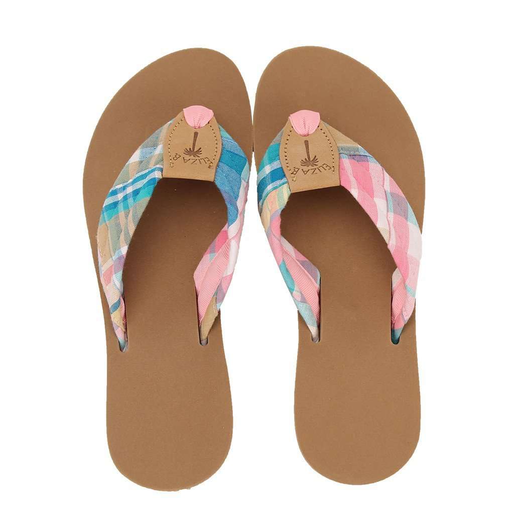 Eliza B Women's Pastel Madras Sandal – Country Club Prep