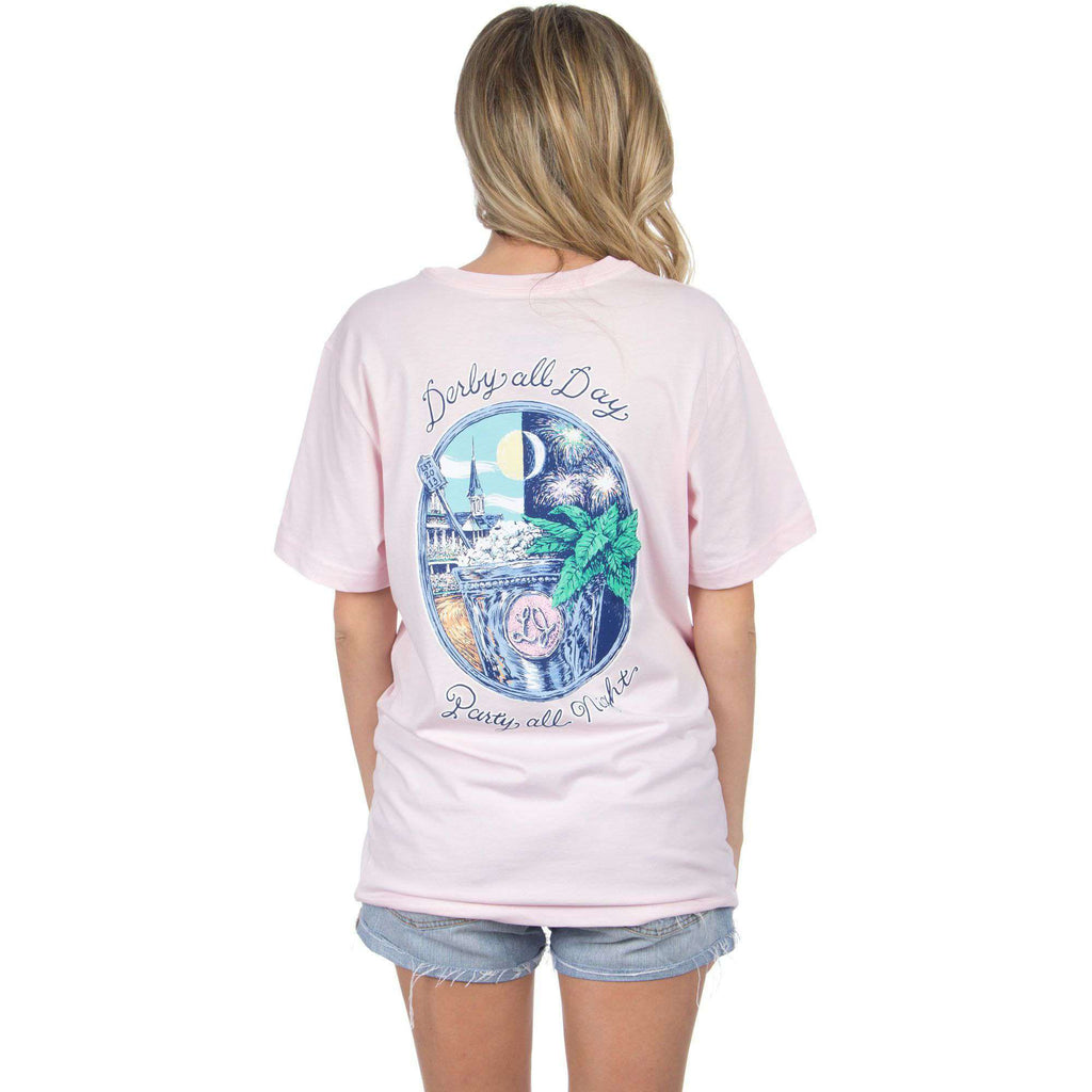 Lauren James Derby All Day Tee in Pink – Country Club Prep