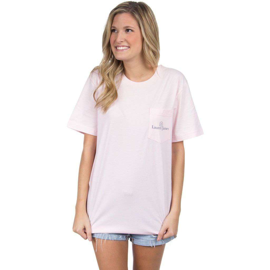 Lauren James Derby All Day Tee in Pink – Country Club Prep